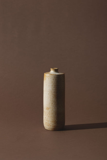 wheel thrown single stem vase