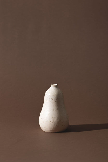 wheel thrown single stem vase