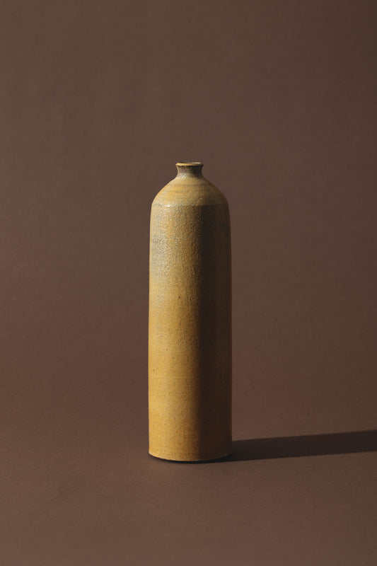 wheel thrown single stem vase