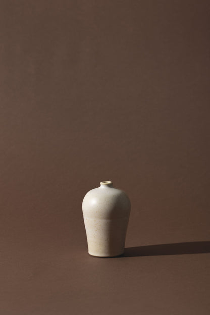 wheel thrown single stem vase
