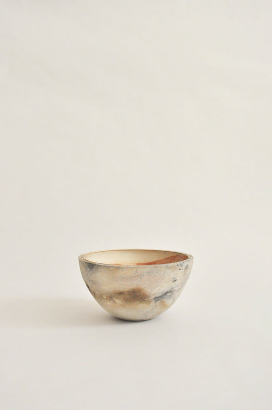 wheel-thrown, pit fired bowl