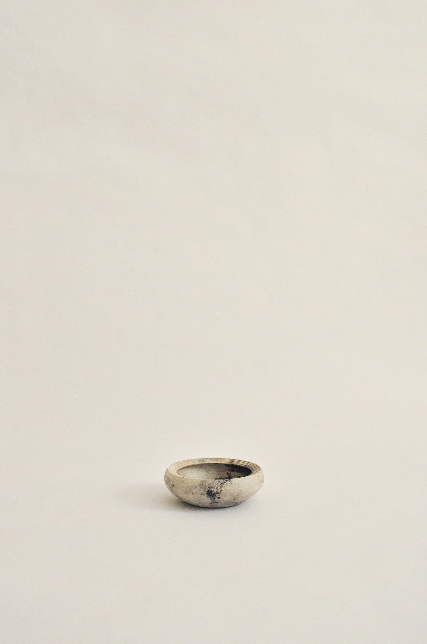 wheel-thrown, pit fired dish