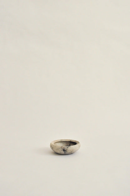 wheel-thrown, pit fired dish